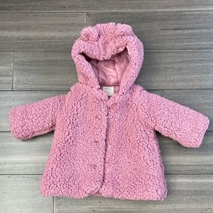 Size 3 to 6 month Winter Teddy Coat